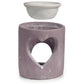 Concrete and Ceramic Lilac Pattern Eden Oil Burner