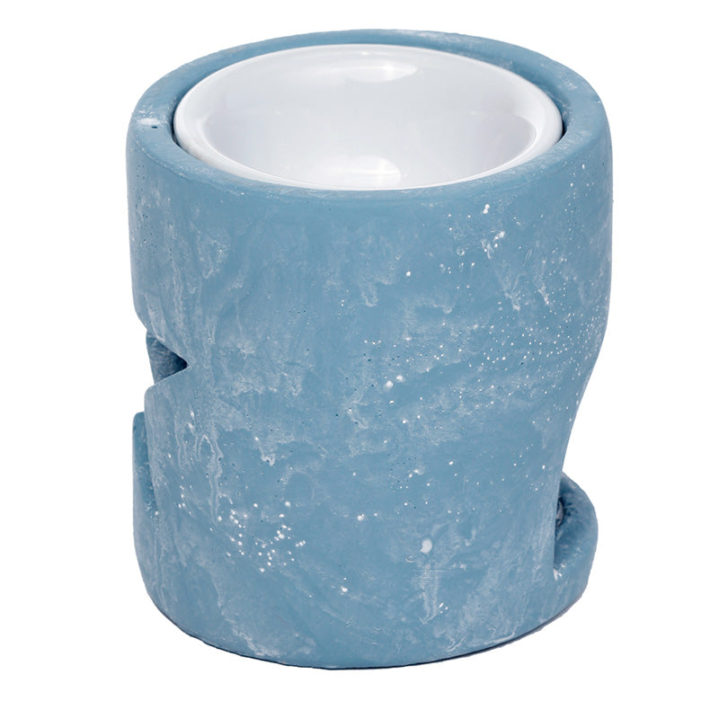 Concrete Christmas Star Blue Eden Oil Burner