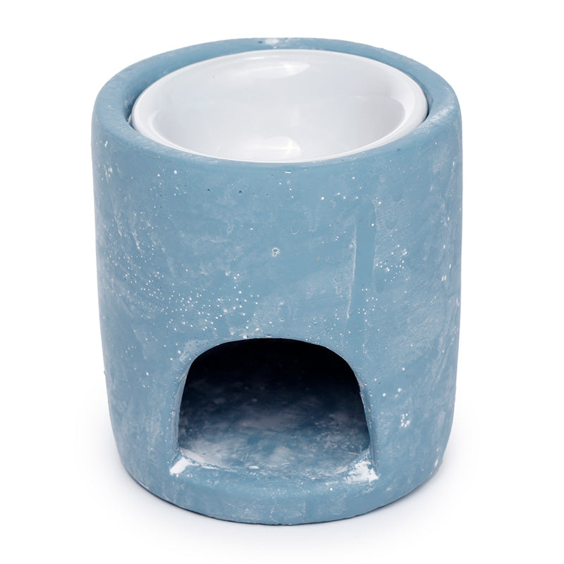 Concrete Christmas Star Blue Eden Oil Burner