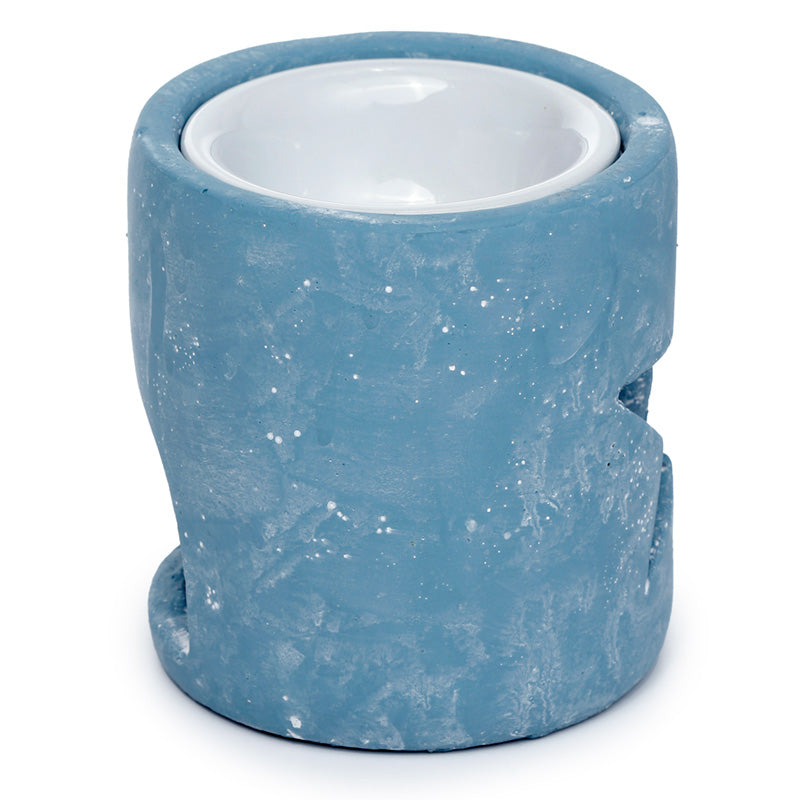 Concrete Christmas Star Blue Eden Oil Burner