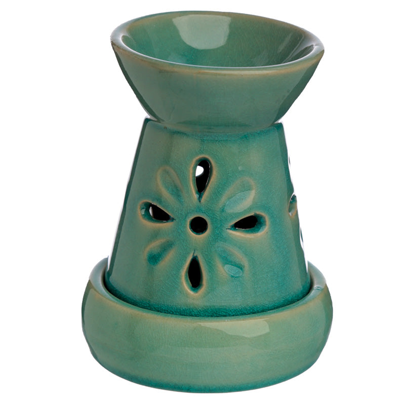 Flower Cut-Out Ceramic Eden Oil and Wax Burner