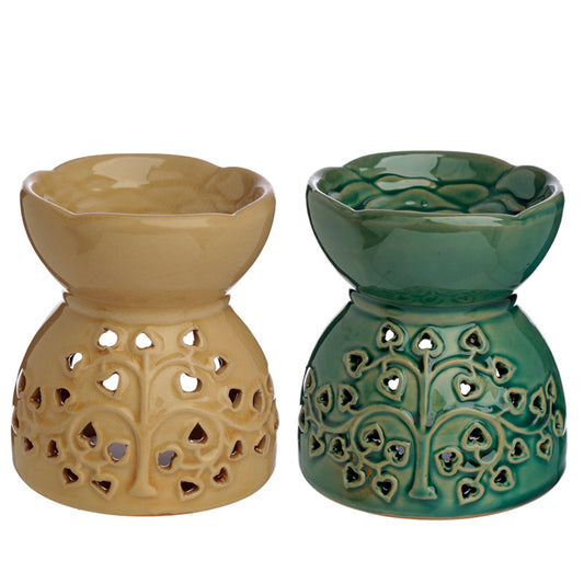 Ceramic Tree Motif Eden Oil Burner