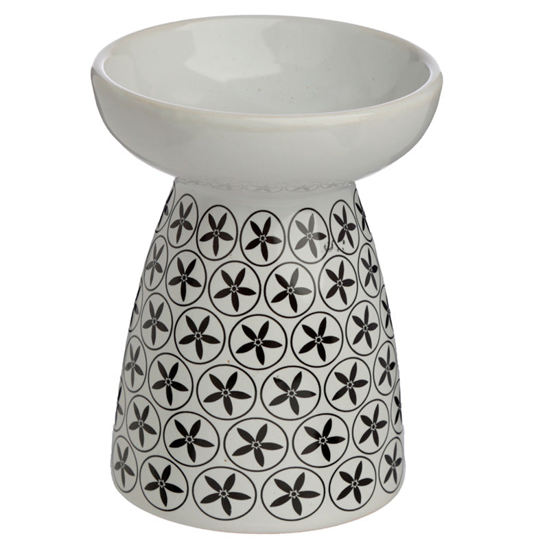 Ceramic Floral Design Ceramic Eden Oil and Wax Burner