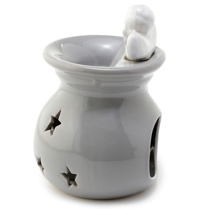 Ceramic Cherub Moon and Starts Eden Oil and Wax Burner