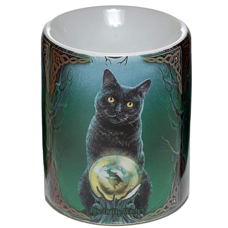 Ceramic Lisa Parker Oil Burner - Rise of the Witches Cat