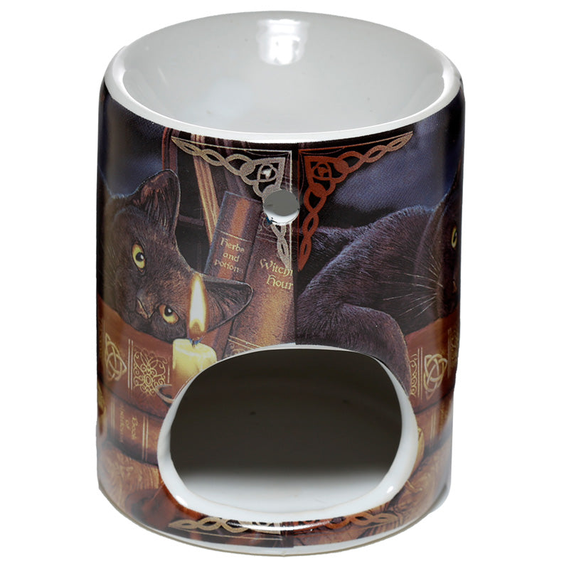 Ceramic Lisa Parker Oil Burner - The Witching Hour Cat