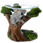 Koala in Tree Resin Oil and Wax Burner with Glass Dish