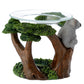 Koala in Tree Resin Oil and Wax Burner with Glass Dish