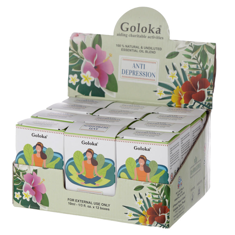 Goloka Blends Essential Oil 10ml - Anti Depression