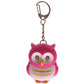 Bright Hooting Owl Novelty Key Ring with Light Up Eyes