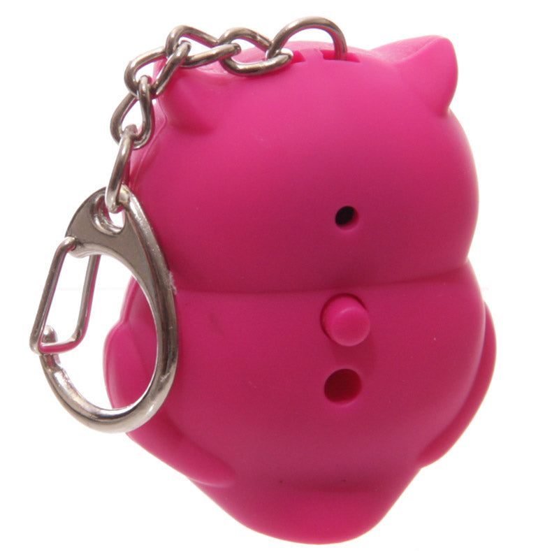 Bright Hooting Owl Novelty Key Ring with Light Up Eyes