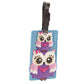 Owl PVC Luggage Tag