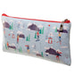 Fun Novelty Pencil Case - Peak Season Ski Design