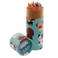 Fun Kids Colouring Pencil Tube - Dog Squad