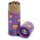 Fun Kids Colouring Pencil Tube - Adoramals Zoo