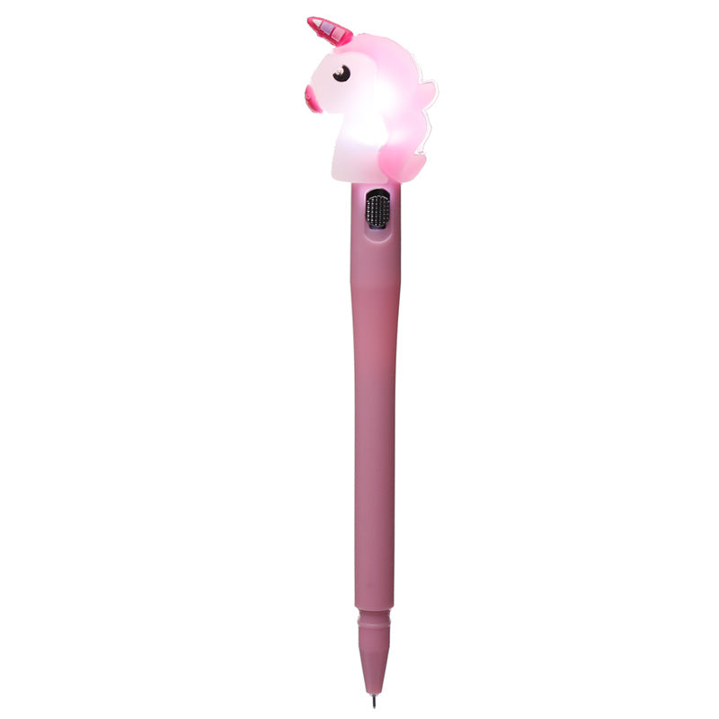 Light Up LED Unicorn Novelty Pen