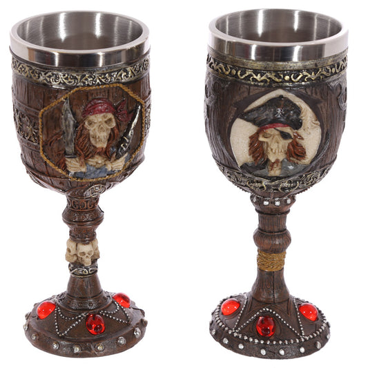 Pirate Design Decorative Goblet