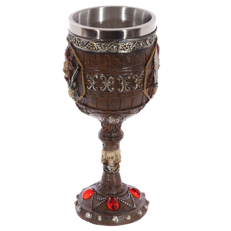 Pirate Design Decorative Goblet