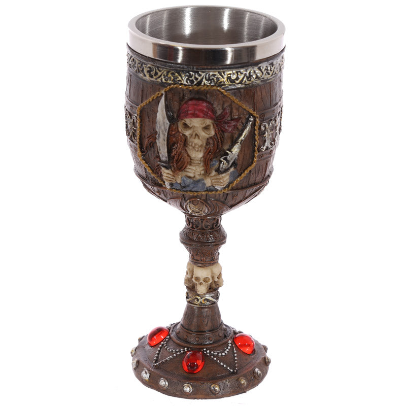 Pirate Design Decorative Goblet