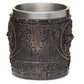 Decorative Tankard - Brushed Gold Wood Effect Pirate