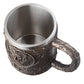 Decorative Tankard - Brushed Gold Wood Effect Pirate