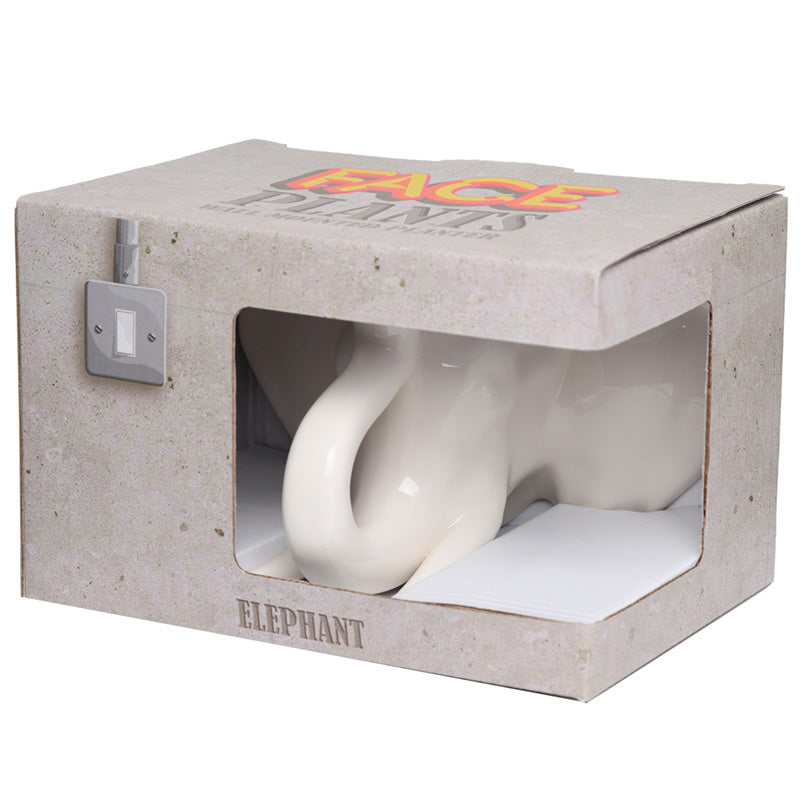 Decorative Ceramic Indoor Wall Planter - Elephant