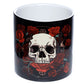 Skulls  and  Roses Ceramic Indoor Plant Pot - Large