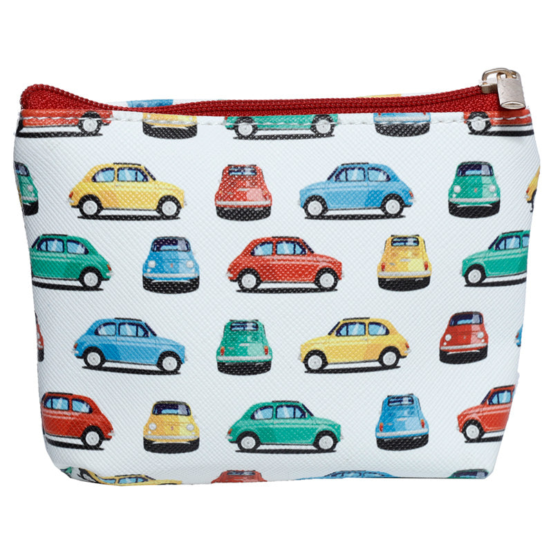 Retro Fiat 500 PVC Purse