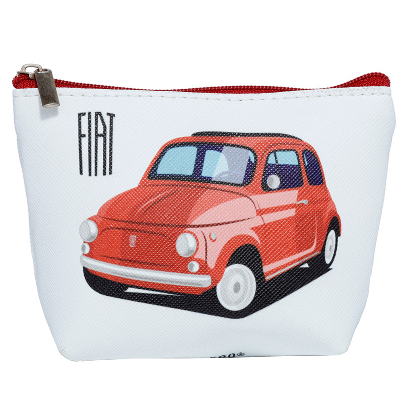 Retro Fiat 500 PVC Purse