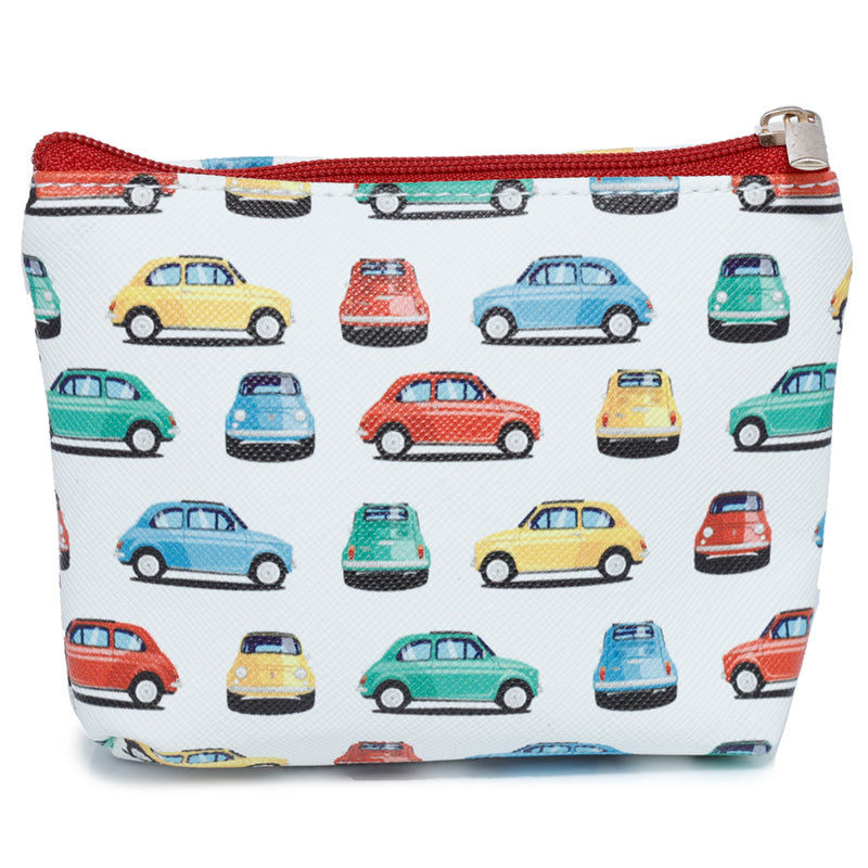 Retro Fiat 500 PVC Purse