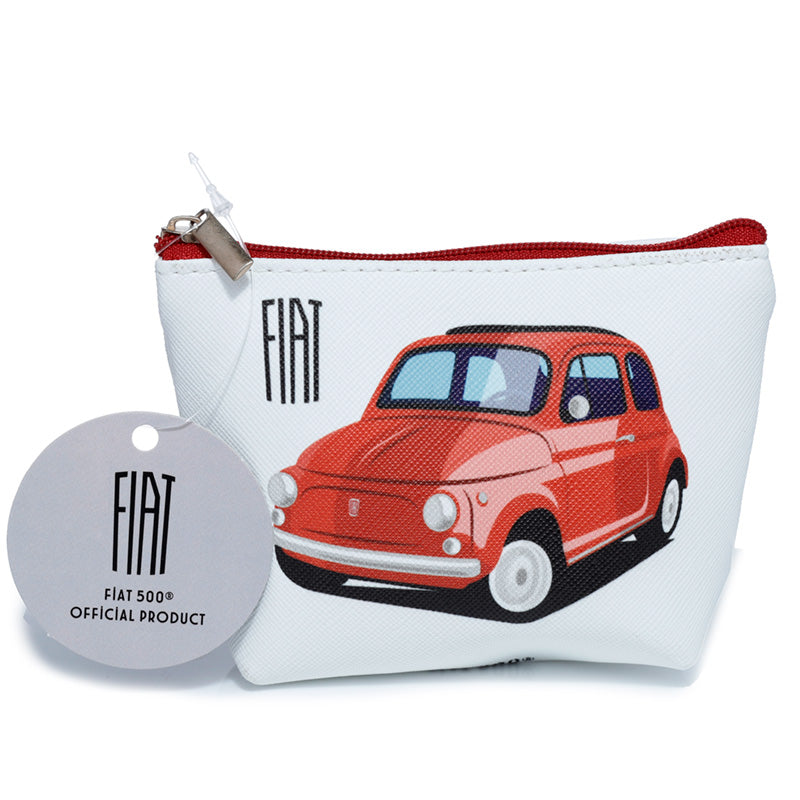 Retro Fiat 500 PVC Purse