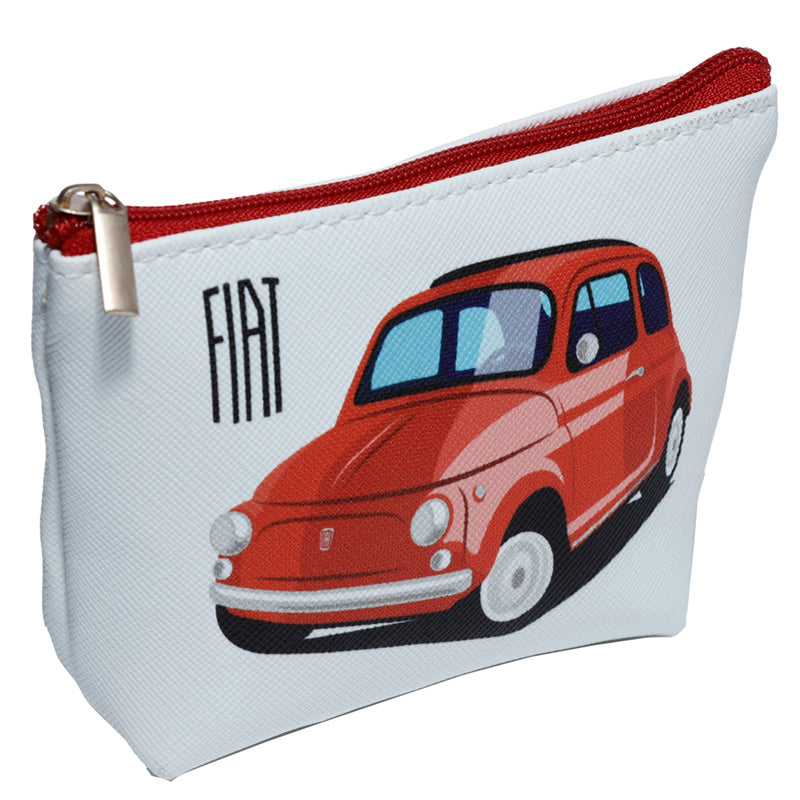 Retro Fiat 500 PVC Purse