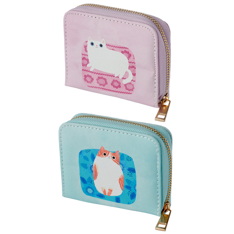 Small Zip Around Wallet - Angie Rozelaar Planet Cat