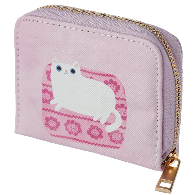 Small Zip Around Wallet - Angie Rozelaar Planet Cat