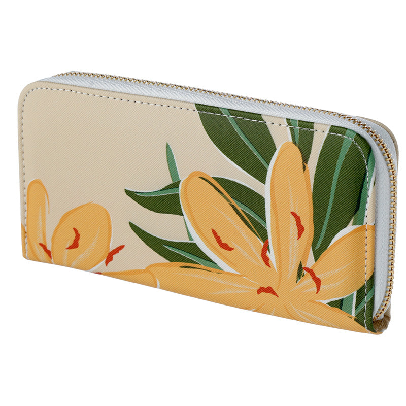 Large Zip Around Wallet - Florens Hesperantha