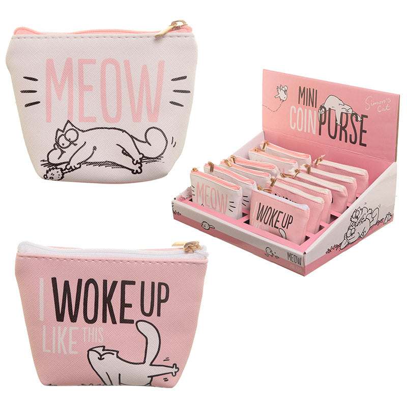 Handy PVC Make Up Bag Purse, - Simon's Cat