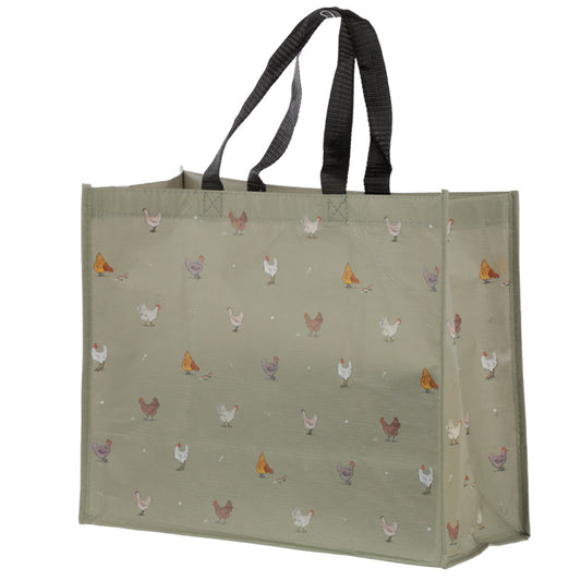 Recycled RPET Reusable Shopping Bag - Willow Farm Chickens