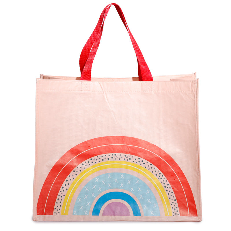 Recycled RPET Reusable Shopping Bag - Somewhere Rainbow