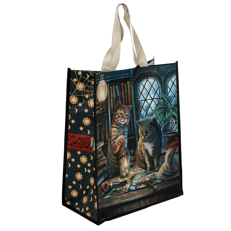 Recycled RPET Reusable Shopping Bag - Lisa Parker Purrlock Holmes Cat