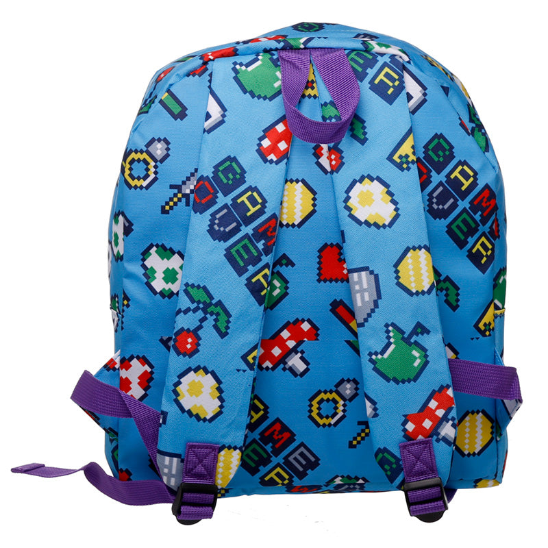 Kids School Rucksack/Backpack - Retro Gaming Design