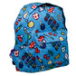 Kids School Rucksack/Backpack - Retro Gaming Design