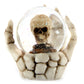 Fantasy Skeleton Hand and Skull Snow Globe