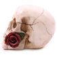 Fantasy Skull Head with Roses Ornament