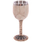 Decorative Gothic Skull and Spine Goblet