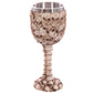 Decorative Gothic Multi Skulls and Spine Goblet