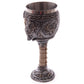 Decorative Gothic Warrior Skull Goblet