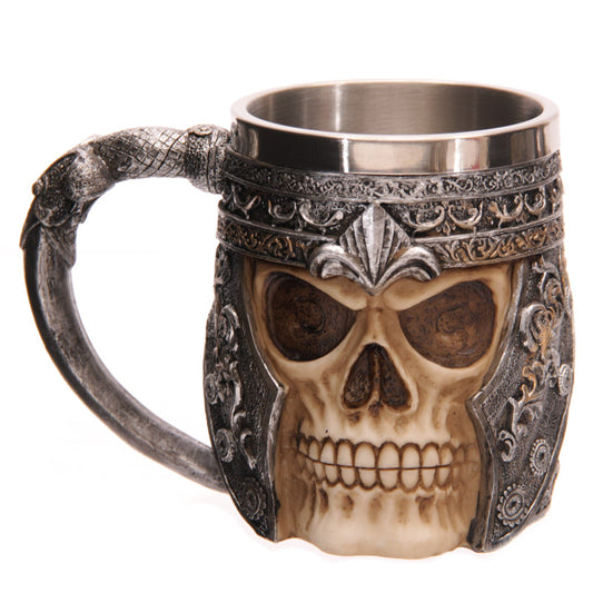 Fantasy Warrior Skull Tankard