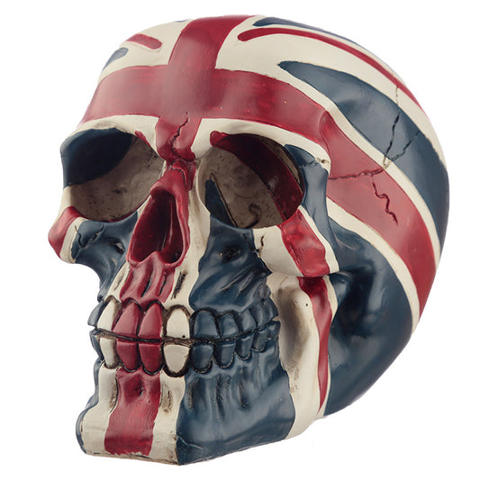 Novelty Union Flag Skull Ornament