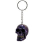 Gothic Metallic Skull Keyring