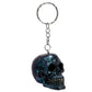 Gothic Metallic Skull Keyring